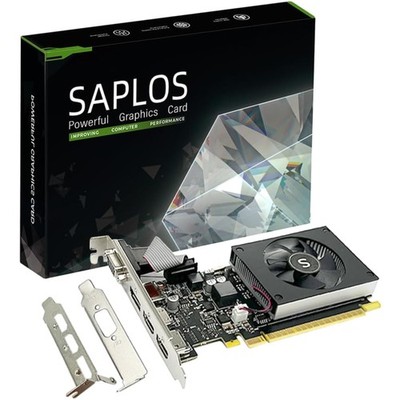 4GB Grafikkarte, 2 HDMI, DisplayPort, VGA, 64-bit, Low Profile Grafikkarten P...