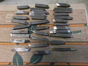 Lot Of 32 Rex AAA High Speed Steel Lathe Tool Bits