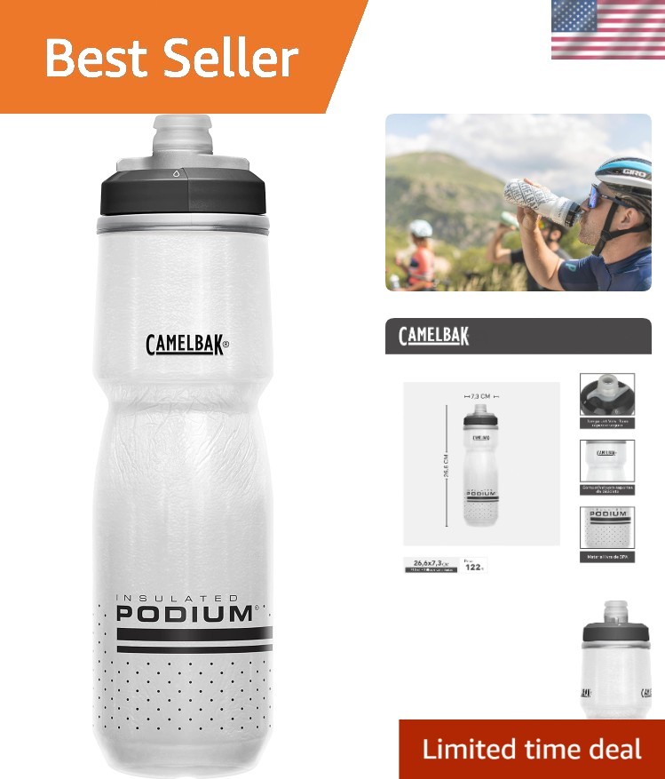 Insulated 24oz Reusable Sport Hydration Drinking