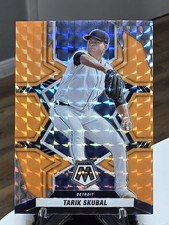 2022 Panini Prizm Mosaic/25 Tarik Skubal Orange Reactive #42 Detroit Tigers ⚾️🔥