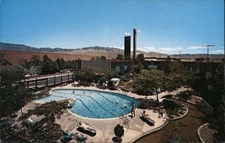 Albuquerque,NM White Winrock Motor Hotel Bernalillo County Chrome Postcard