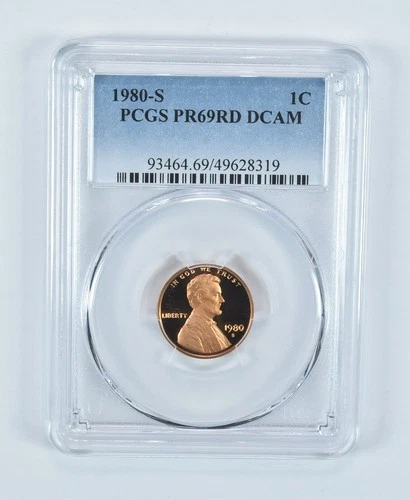 1980-S Lincoln Memorial Cent Proof — photo from the most recent tracked eBay sale