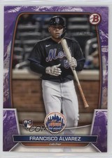 2023 Bowman Purple Pattern 177/199 Francisco Alvarez Francisco Álvarez #49 10k8