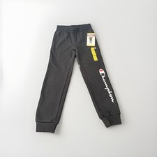 Champion Youth Jogger Sweatpants Small 7/8 Black RN#168121 Athletic