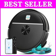 Powerful Suction Robot Vacuum and Mop Combo, 130mins Runtime