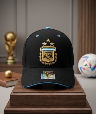 Argentina World Cup Futbol Champion Embroidered  Hat Soccer Football Cap