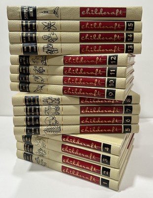 Childcraft 15 Volume Complete Reference Set Plus Supplement Home School 1954