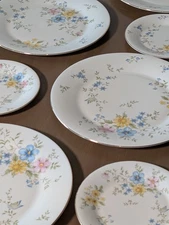 RARE FIND: 8pc Royal Kent "Daydreams" Dinner and Dessert Plate Set