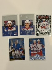 New York Rangers hockey card Lot  5 insert  Adam Fox and Artemi Panarin