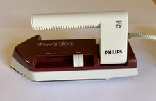 Philips Stewardess Travel Micro Iron HD1165/A Dual Voltage Vintage - Working