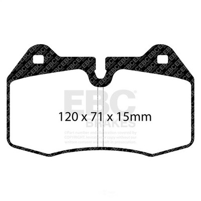 Disc Brake Pad Set-Base EBC Brake DP31644C