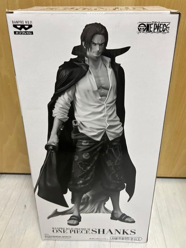 BANPRE KUJI PREMIUM ONE PIECE SHANKS B Anime Color Figure Red Hair
