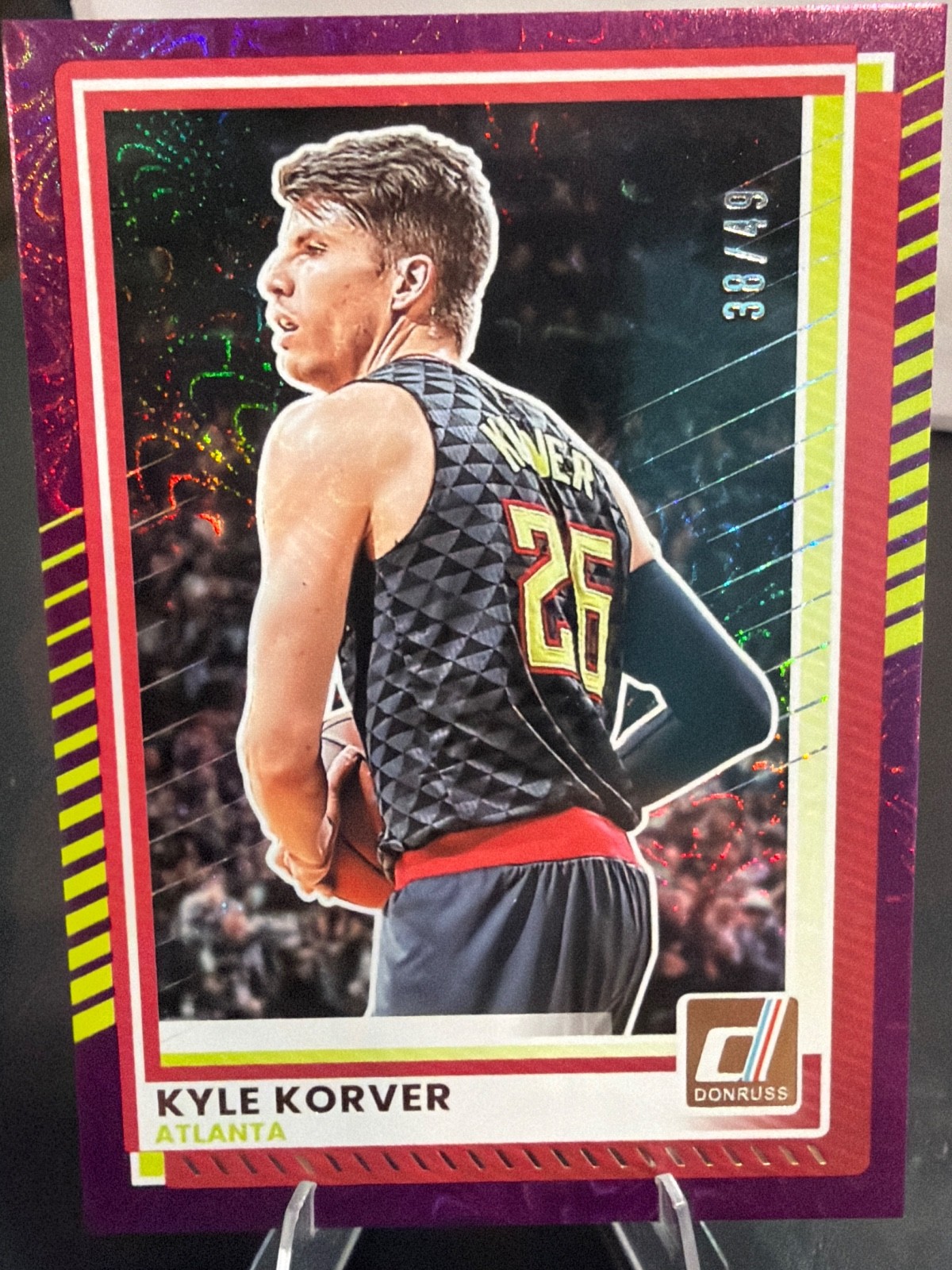 2025 donruss 178 Kyle Korver Jazz Refractor 38/49