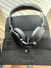 Jabra Evolve2 65 Flex Wireless Stereo Headset Bluetooth, Noise-Cancelling, Black