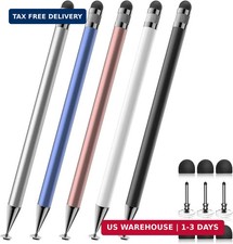 Stylus 5 Pcs , 2-In-1 Stylus Pen for Touch Screen, High Precision and Sensitivi