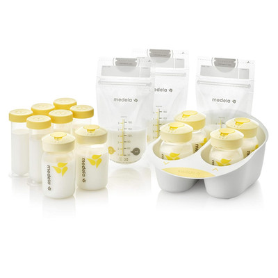 Breast Milk Storage Solution Set, Breastfeeding Supplies & Containers, Breastmil