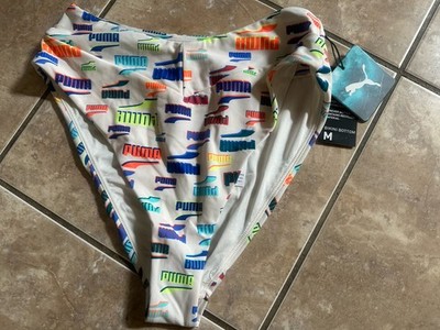NWT Puma M Logo Bikini Bottom Swim 
