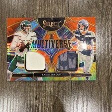 2025 Panini Select Multiverse TieDye Sam Darnold Jets Seahawks Memorabilia /25