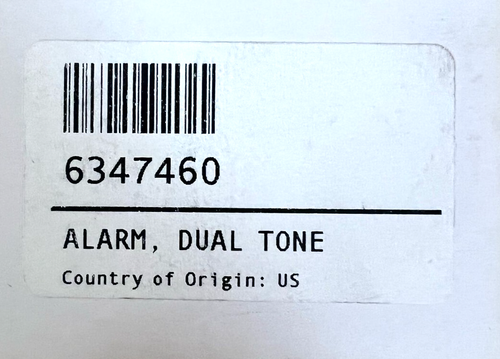 ECCO Warning Alarm Dual Function 102dB Model DF532 12-24 VDC P/N 6347460 - Picture 7 of 14