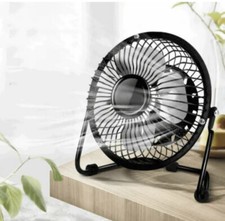 Portable USB Cooler Desk Mini Fan - Black