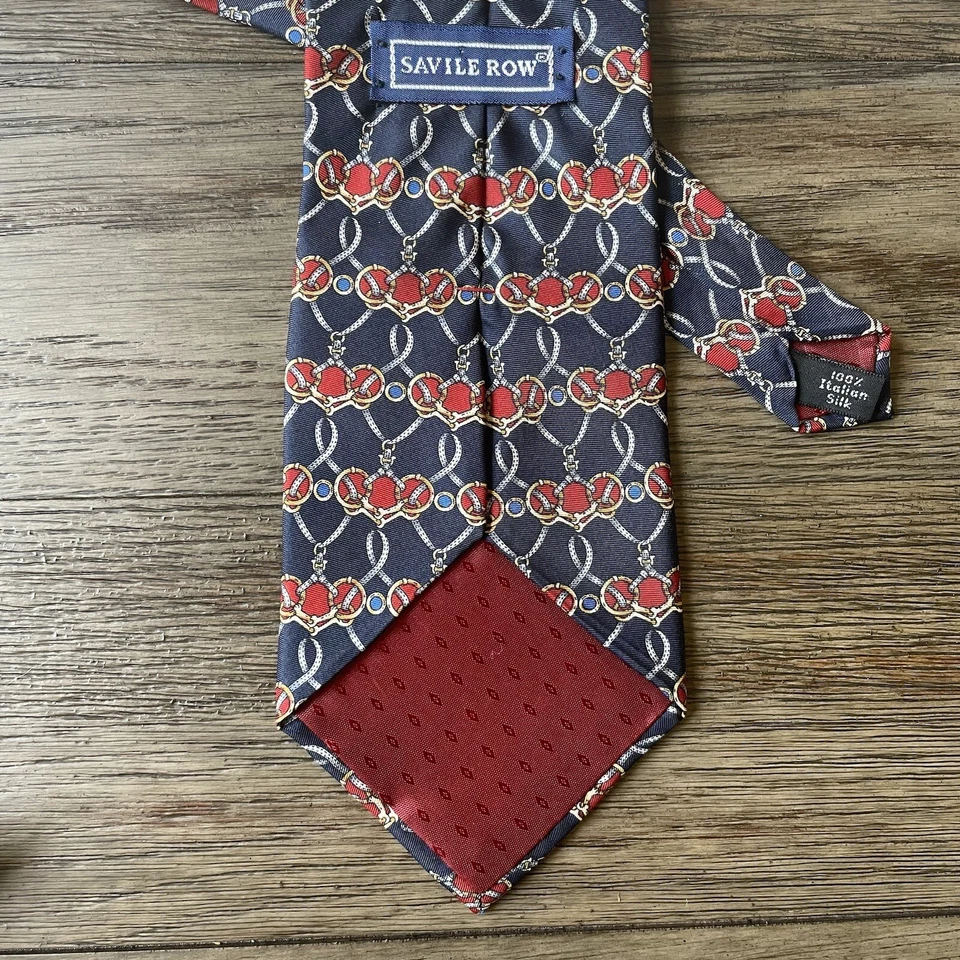 Corbata para hombre Savile Row 100 % seda italiana hecha en EE. UU. 60" X 4" Foto 4 de 4