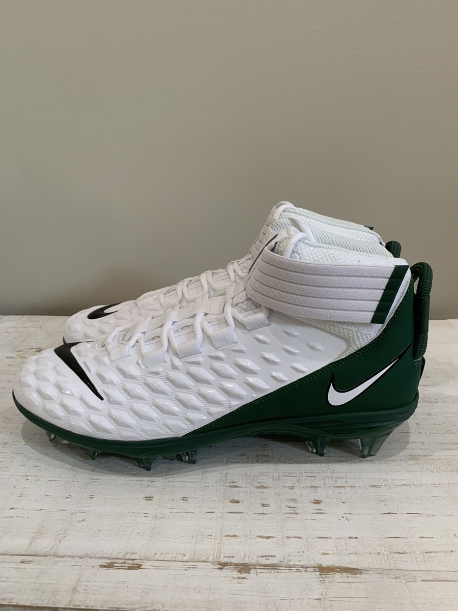 Nike PE Force Savage Pro 2 P Football Cleats White/Green  display picture 3