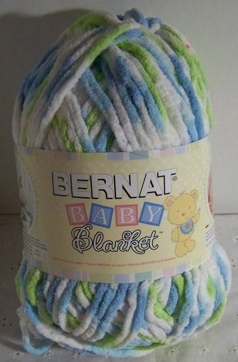 Bernat Baby Blanket Yarn 10.5oz Country Blue