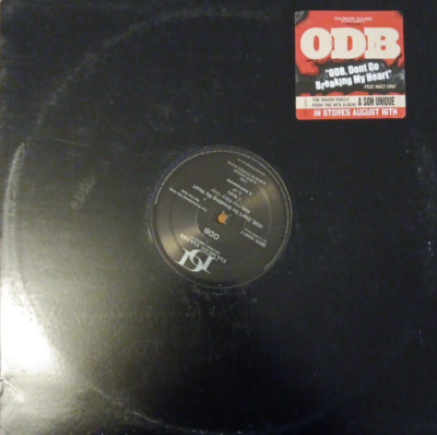 Ol' Dirty Bastard - ODB- Dont Go Breaking My Heart -12'' Vinyl Promo Single- G++