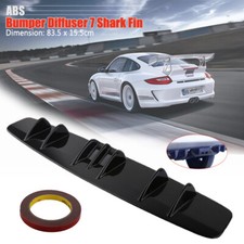 New 33" x 5" Lower Rear Body Bumper Diffuser Shark 7 Fin ABS Spoiler Universal