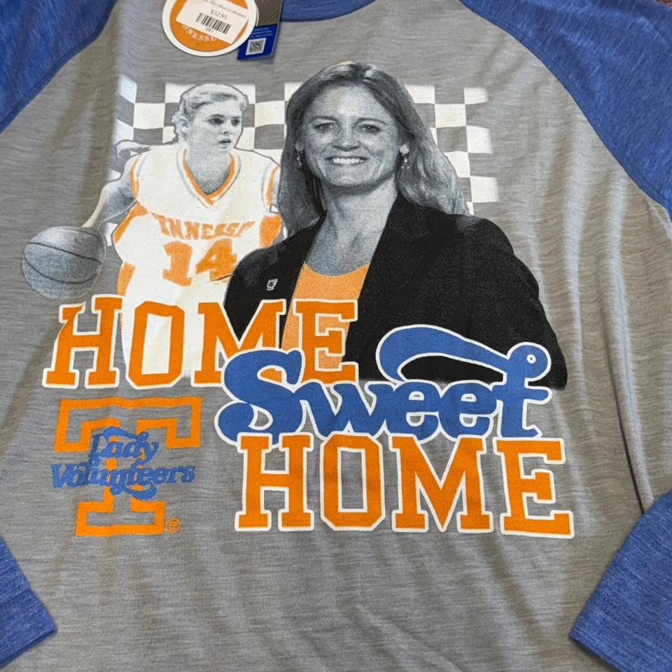 Camiseta Sport-Tek Tennessee Lady Vols Kellie Harper Raglán Mediana Foto 2 de 4