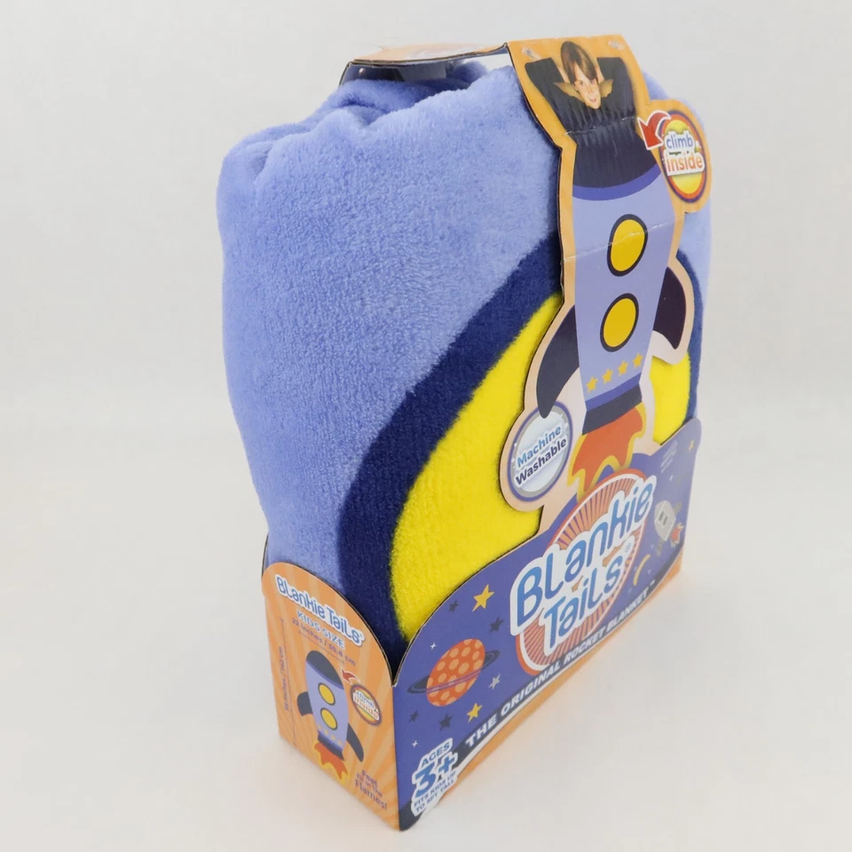 Blankie Tails Original Manta Cohete Escalada Niños Vellón Acurrucado Saco de Dormir Foto 3 de 4