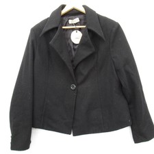 Eplisse By Taking Shape Black Cropped Ladies Day Jacket With Tags Size Uk18 