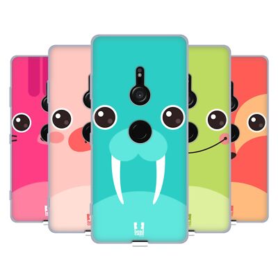 HEAD CASE DESIGNS CARTOON ANIMAL FACES 3 SOFT GEL CASE FOR SONY PHONES 1