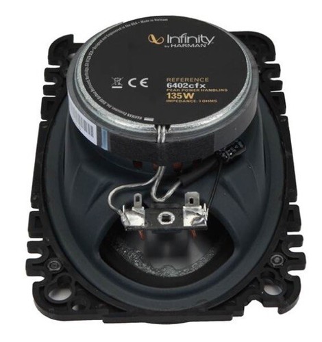 NEW INFINITY BY HARMAN 6402cfx PEAK POWER HANDLING 135W  Car Speakers Pair - Picture 2 of 10
