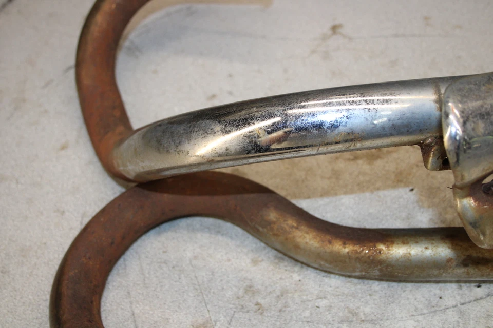 1974 Honda CL200 Scrambler EXHAUST PIPES 1644.UX - Image 4 of 4