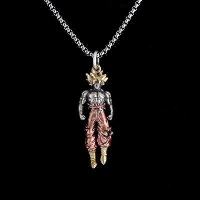 Collier Goku,Collier Pour Homme Avec Pendentif,Dragon Balle Chaîne De
