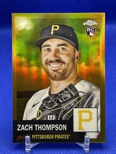 2022 Topps Chrome Platinum Anniversary Zach Thompson Gold Refractor /50 RC #93