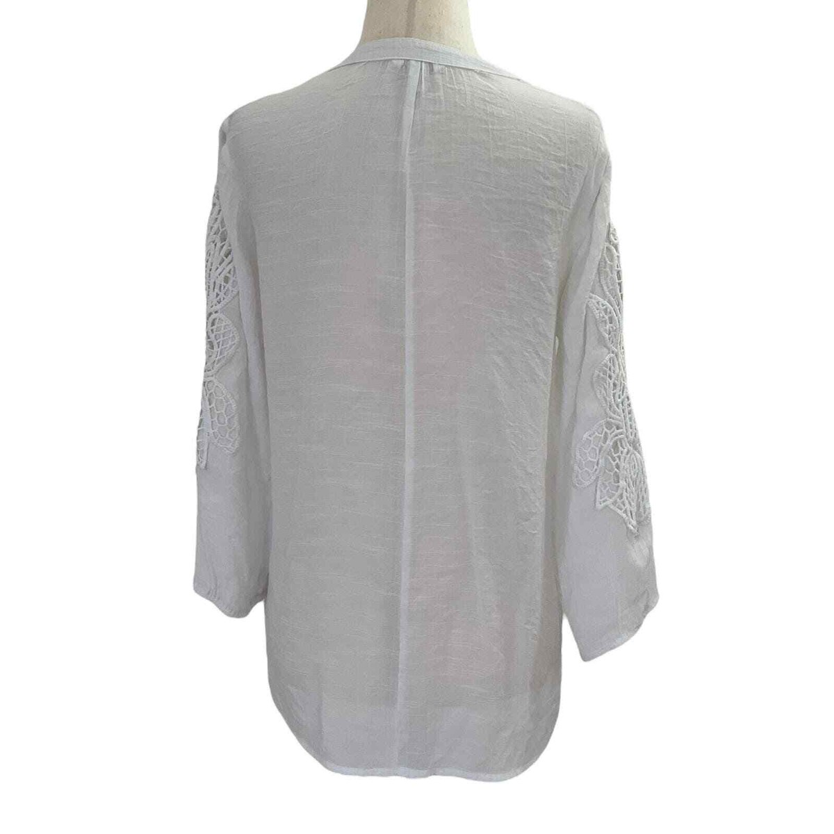Cato Womens Plus Sportswear Tshirt Long sleeve Size Small White Green NEW