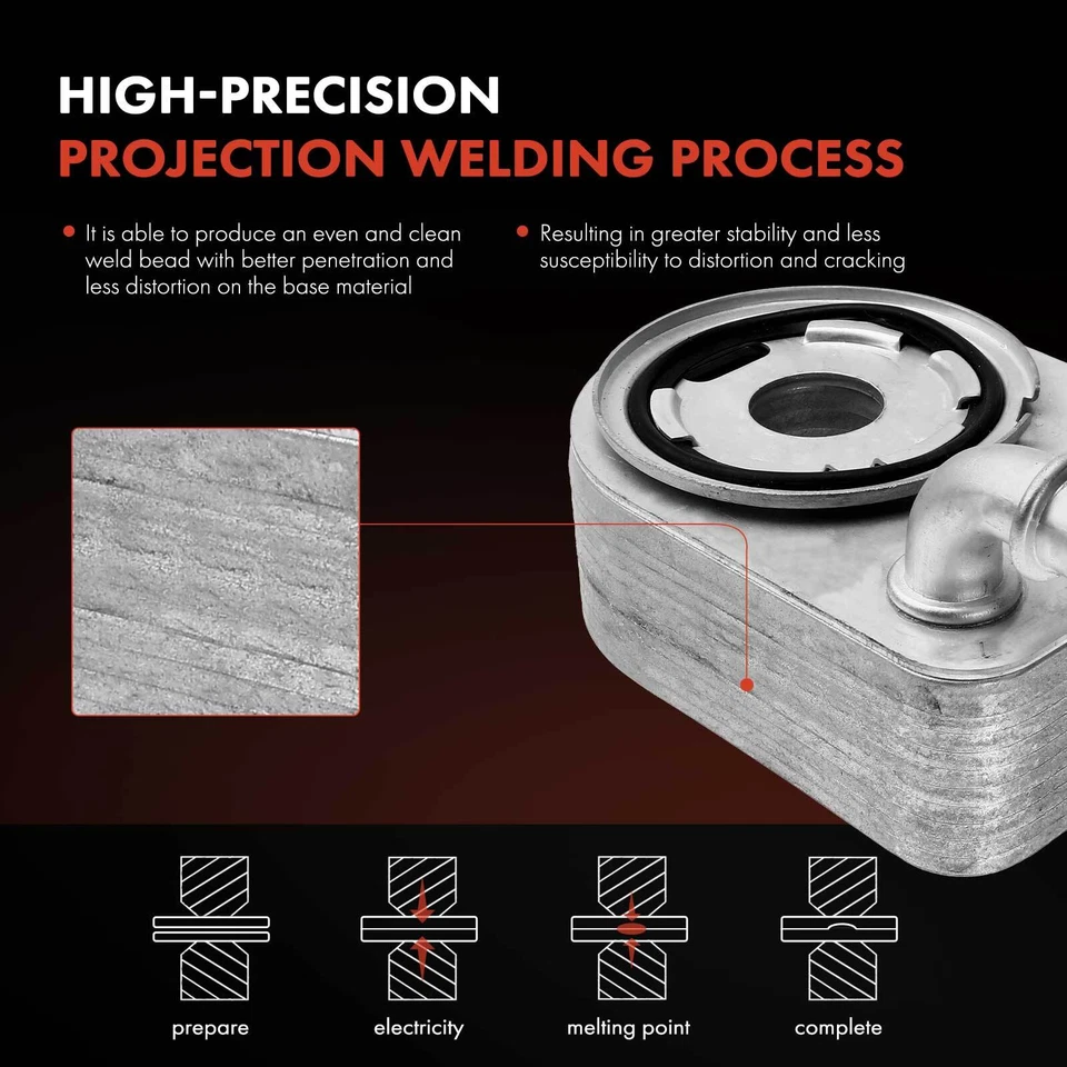 Engine Oil Cooler for Dodge Avenger Caliber Journey Chrysler 200 Jeep Compass - Image 4 of 4