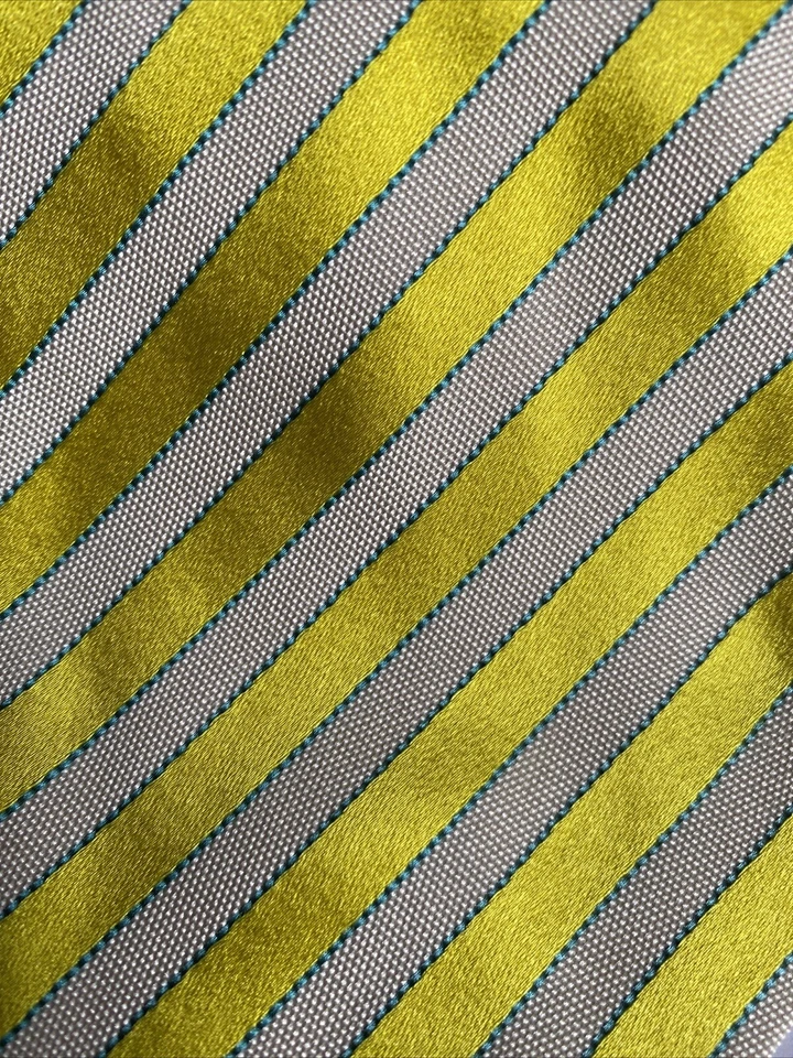 Corbata Kiton seda diagonal rayas clásica siete 7 pliegues Italia para hombre’s Foto 2 de 4