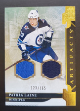 2019-20 Artifacts Patrik Laine Dual Relic 123/165 #60 Winnipeg Jets