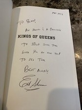 ERIK SHERMAN SIGNED BASEBALL BOOK “KING OF QUEENS” 1969 METS TO BUD HARRELSON