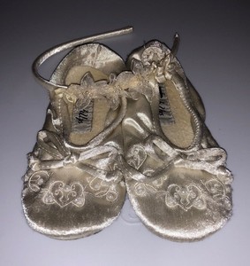 cream flower girl shoes