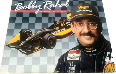 Bobby Rahal Miller Genuine Draft 1993 Indy Car  8 x 10  Card Photo Poster