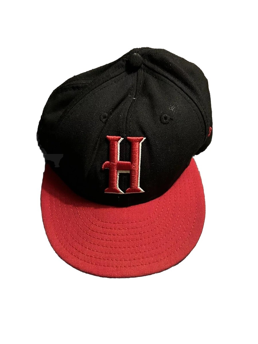 New Era Red & Black 71/4” Hat Fitted Accessories 57.7 Cm
