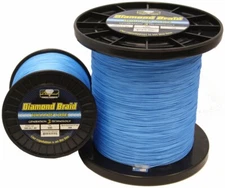 Diamond Braid Generation III Line Hollow Core - Blue - 60lb - 1500 yards