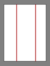 Heat Transfer Paper for light color fabric:8.5" 11" 50 shts Double Red Line 1