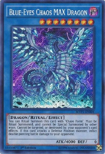 BLUE-EYES CHAOS MAX DRAGON *** 1ST EDITION SECRET RARE NM MVP1