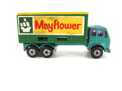 Matchbox Superfast Lesney MB ~ 1976/77 No.42 MERCEDES CONTAINER TRUCK Mayflower - Afbeelding 3 van 21