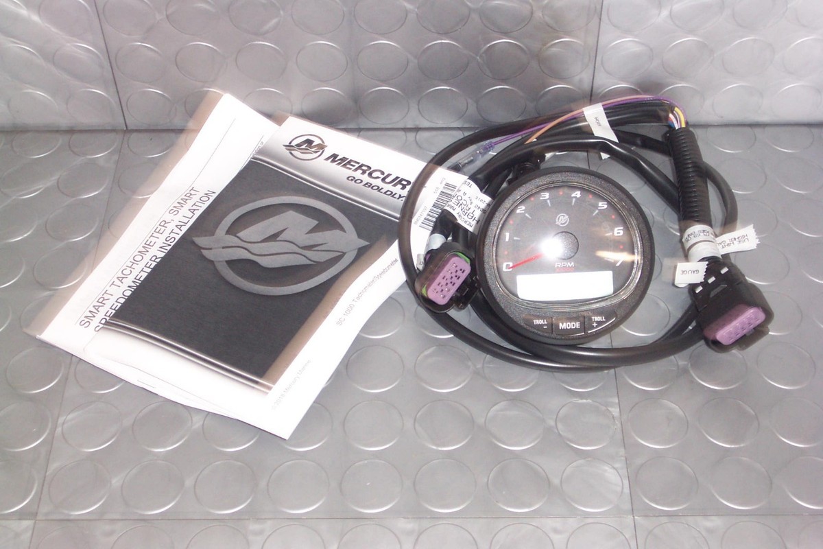 c602 エナジーマーカー マスターランク Mercury Marine SmartCraft SC1000 Tachometer Blk PN 79
